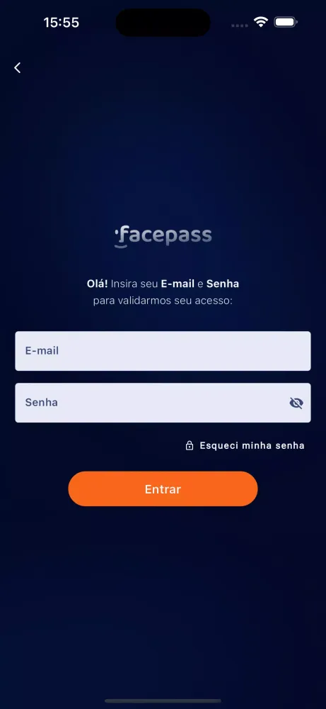 ภาพหน้าจอของ Facepass Pessoal