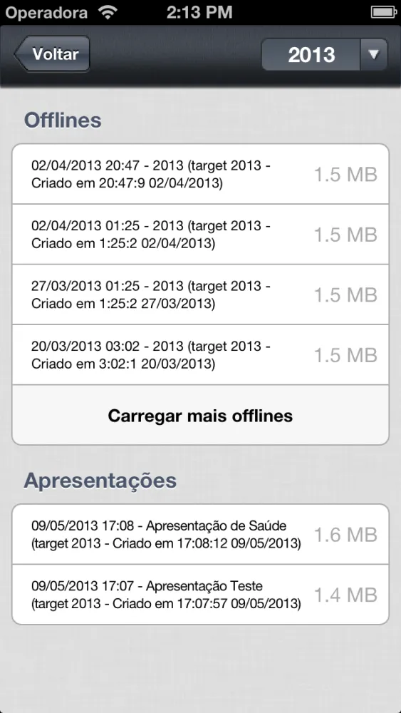 Ảnh chụp màn hình của Target App