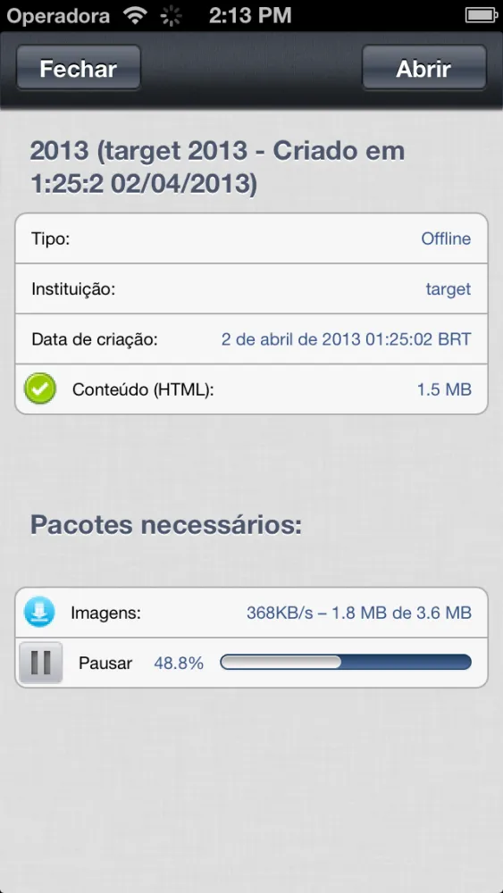 Ảnh chụp màn hình của Target App