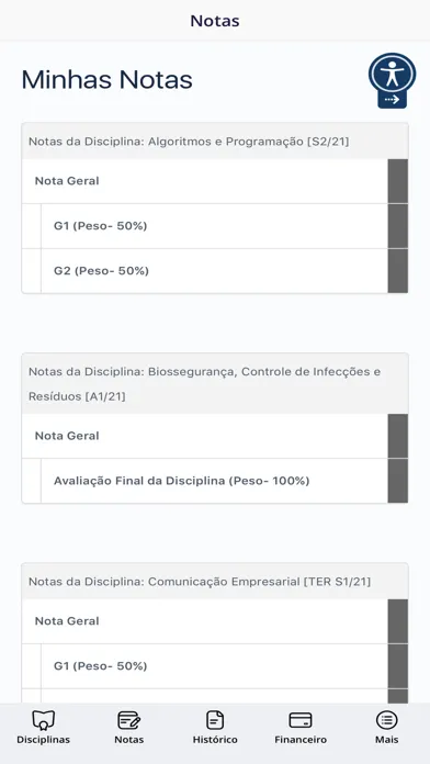 Ảnh chụp màn hình của Faculdade CMB