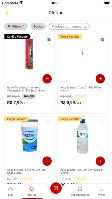 Capturas de tela do Fasouto.com