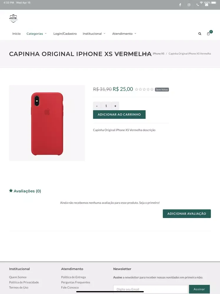 Capturas de pantalla de Jacob Cases iPad 