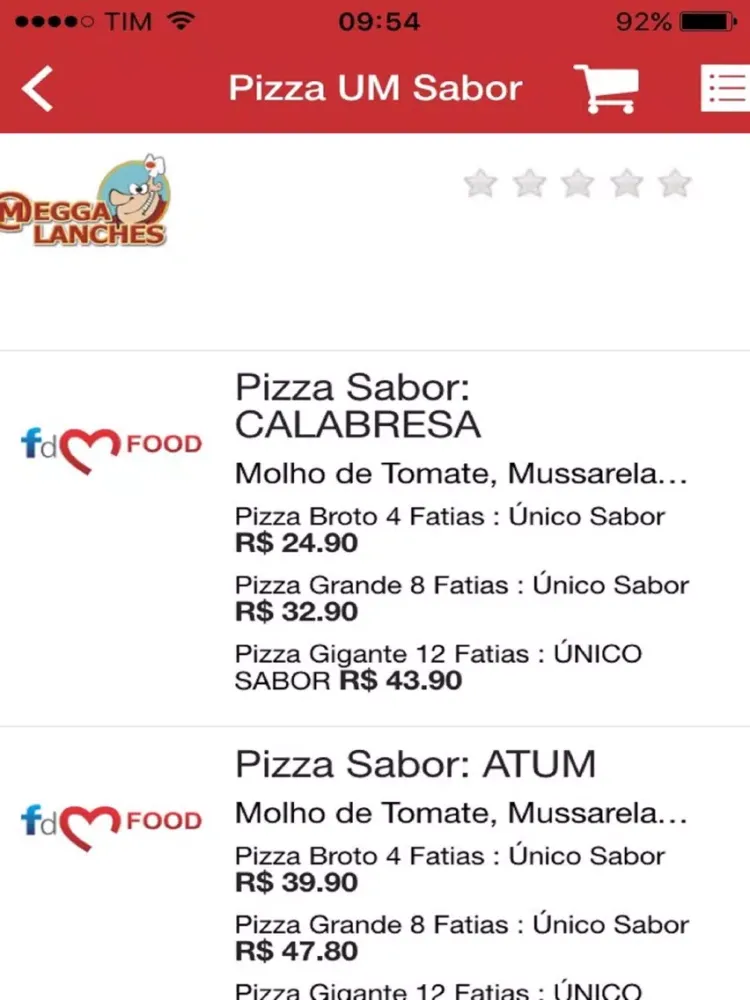 FDMFood iPad  Screenshots