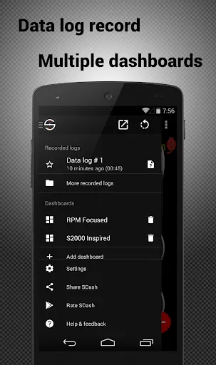 SDash - Hondata Bluetooth应用截图