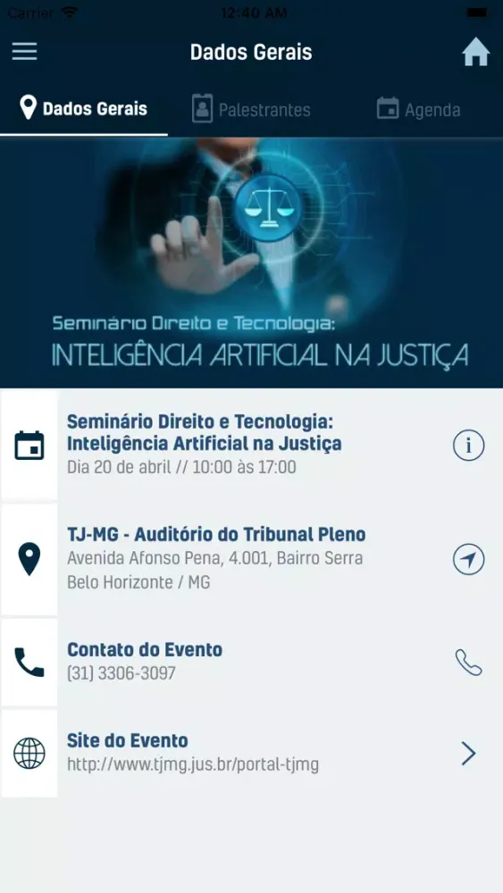TJ-MG Seminário স্ক্রিনশট
