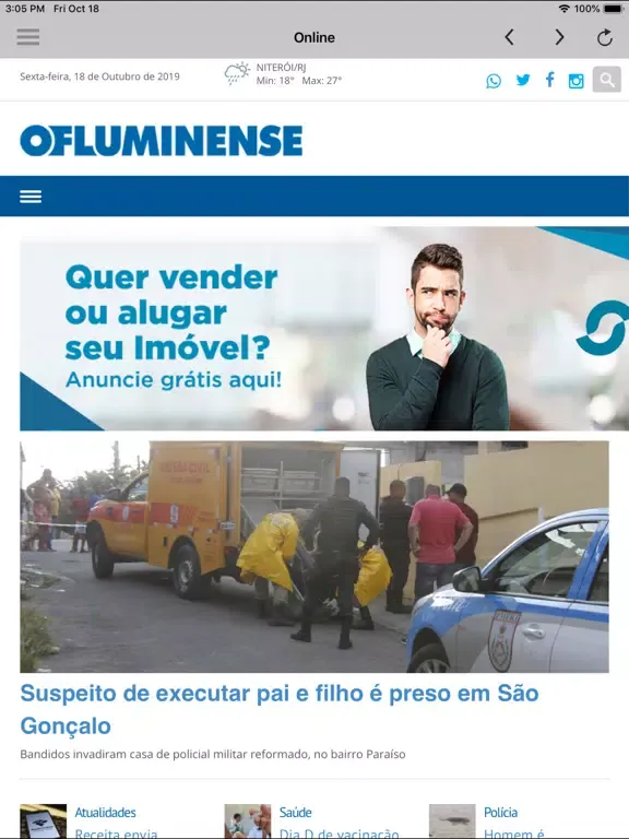 O Fluminense iPad  سکرین شاٹس