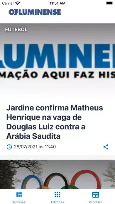 O Fluminense سکرین شاٹس