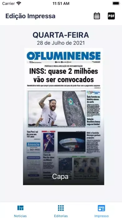 O Fluminense سکرین شاٹس