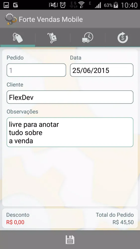 Forte - Força de Vendas Mobile Screenshots