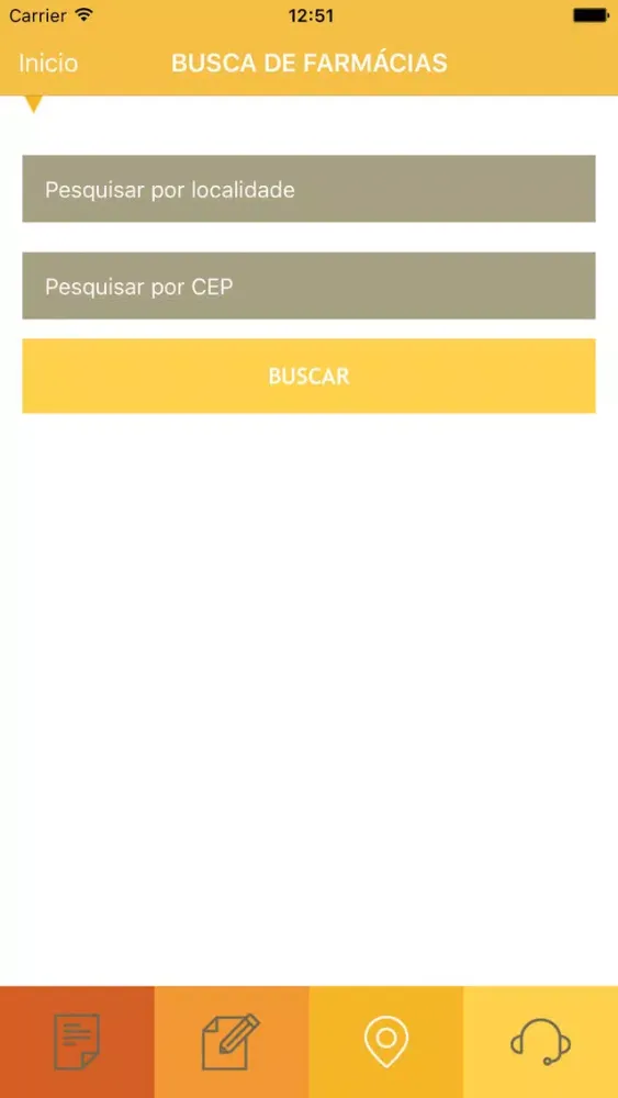 Capturas de tela do Programa Viva Bem