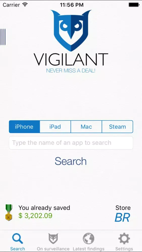 Vigilant - Never miss a Deal سکرین شاٹس