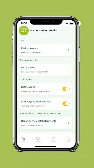 تصاویر FoodHero App