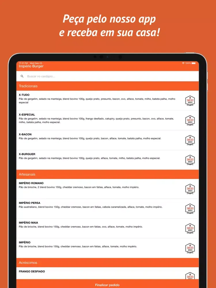 Screenshot di Império Burger iPad 