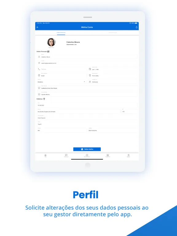 FP Ponto - Controle de Ponto iPad  स्क्रीनशॉट
