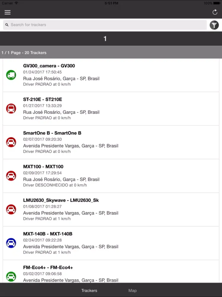 Capturas de pantalla de Newello Tracker iPad 