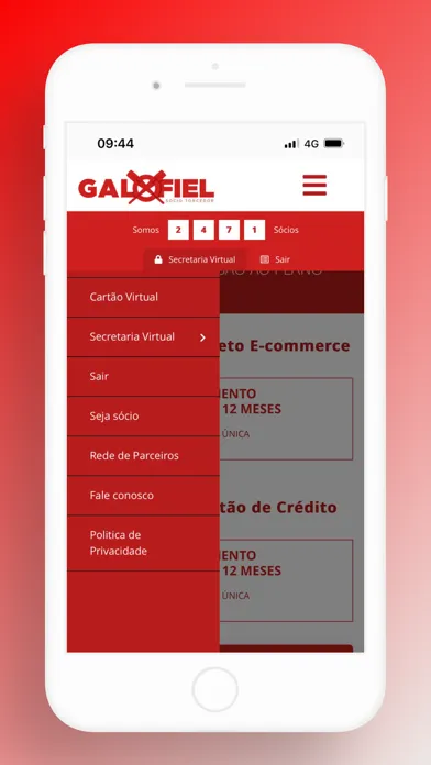 Capturas de pantalla de Sócio Torcedor CRB