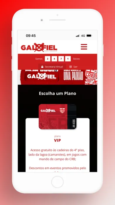 Capturas de pantalla de Sócio Torcedor CRB