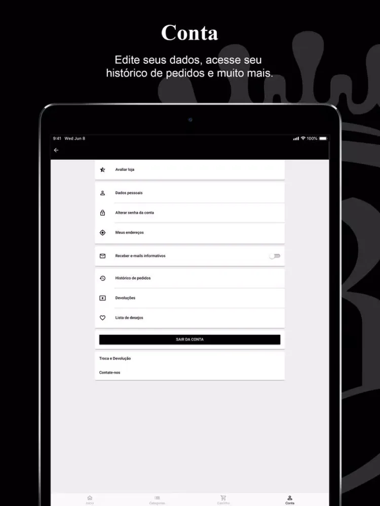 Black West iPad 應用截圖