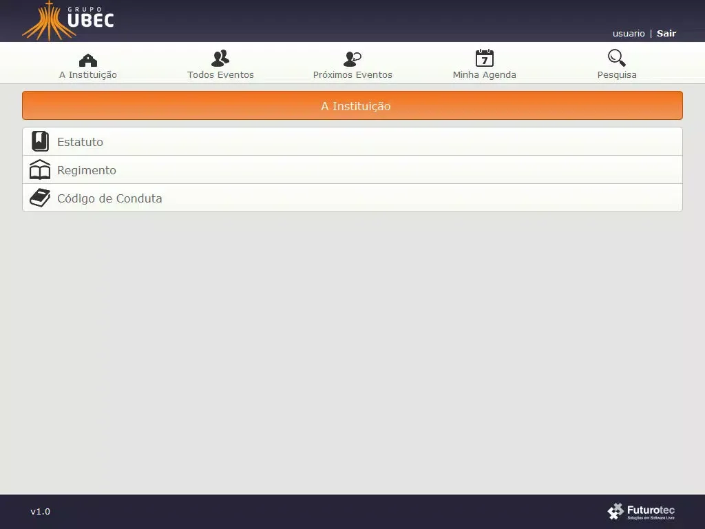صور Portal de Governança UBEC iPad 