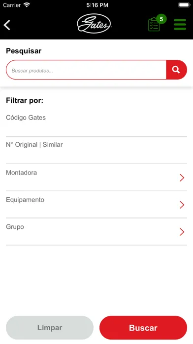 Catálogo Agrícola Gates Screenshots