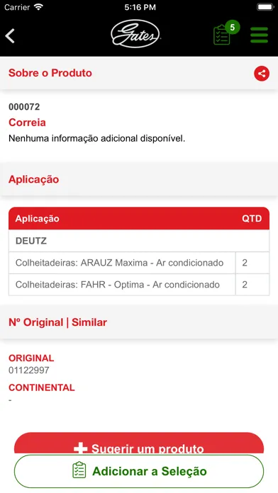Catálogo Agrícola Gates Screenshots