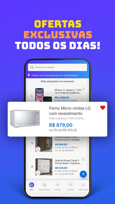 Gazin: Compras Online Ekran Görüntüleri