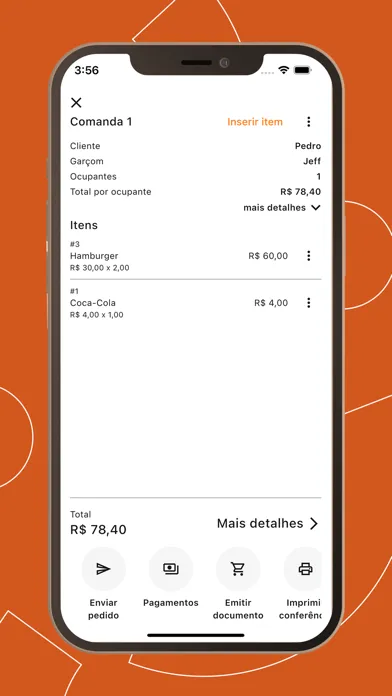 Capturas de tela do Gfood: Bares e restaurantes