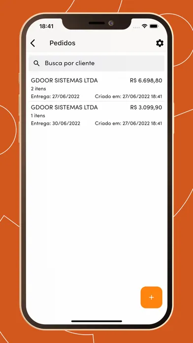 Ảnh chụp màn hình của Gped: Pedido de venda externo