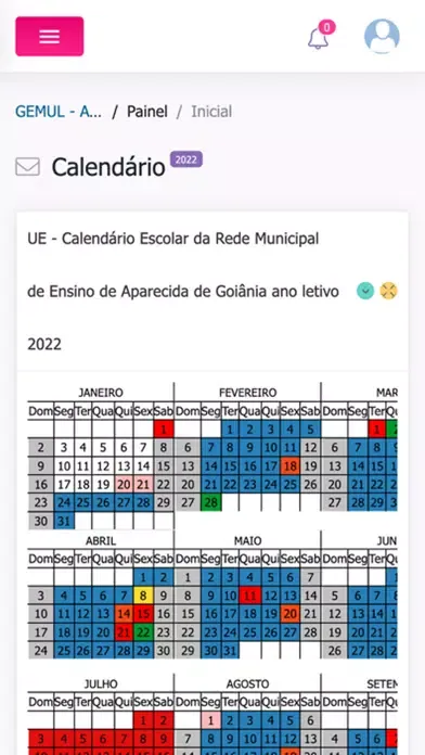Portal Aluno Aparecida/GEMUL Screenshots