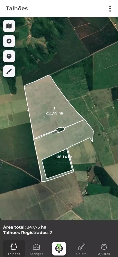 Capturas de tela do Geotech