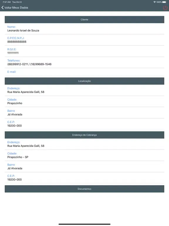 Captures d'écran de Agiliza Telecom iPad 