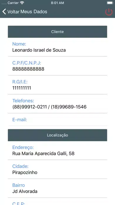 Captures d'écran de Agiliza Telecom