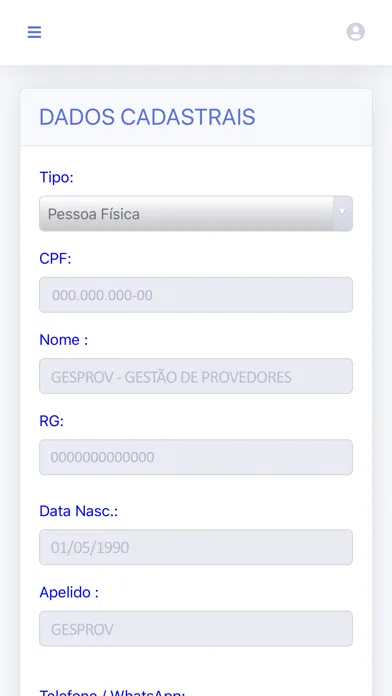 Zrzuty ekranu Net.Com Central do cliente