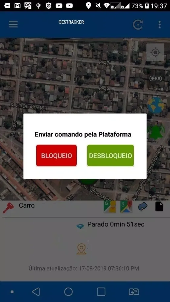 GESTRACKER RASTREAMENTO Screenshots