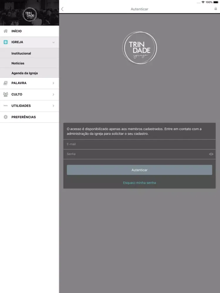 Igreja da Trindade iPad  Ekran Görüntüleri