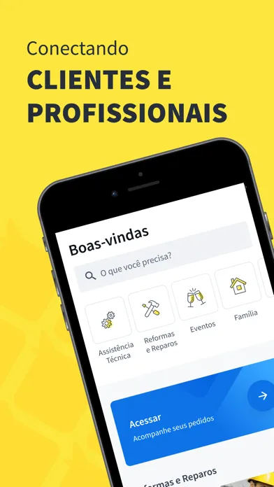 Ảnh chụp màn hình của GetNinjas para Clientes