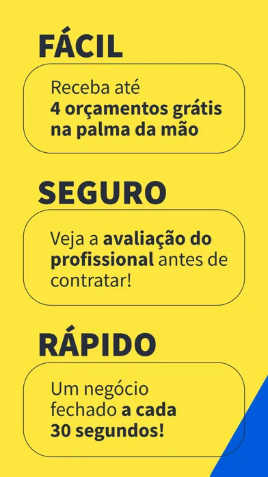 Ảnh chụp màn hình của GetNinjas para Clientes