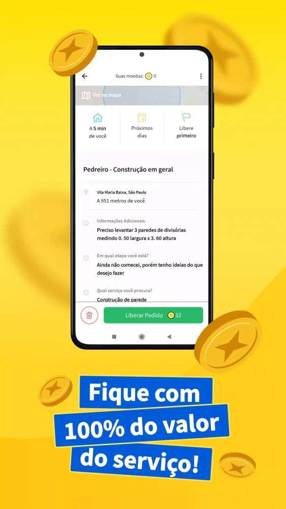 Screenshot di GetNinjas