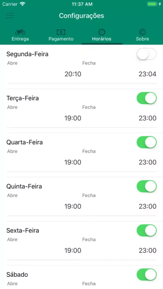 Pedidos Mobi Screenshots