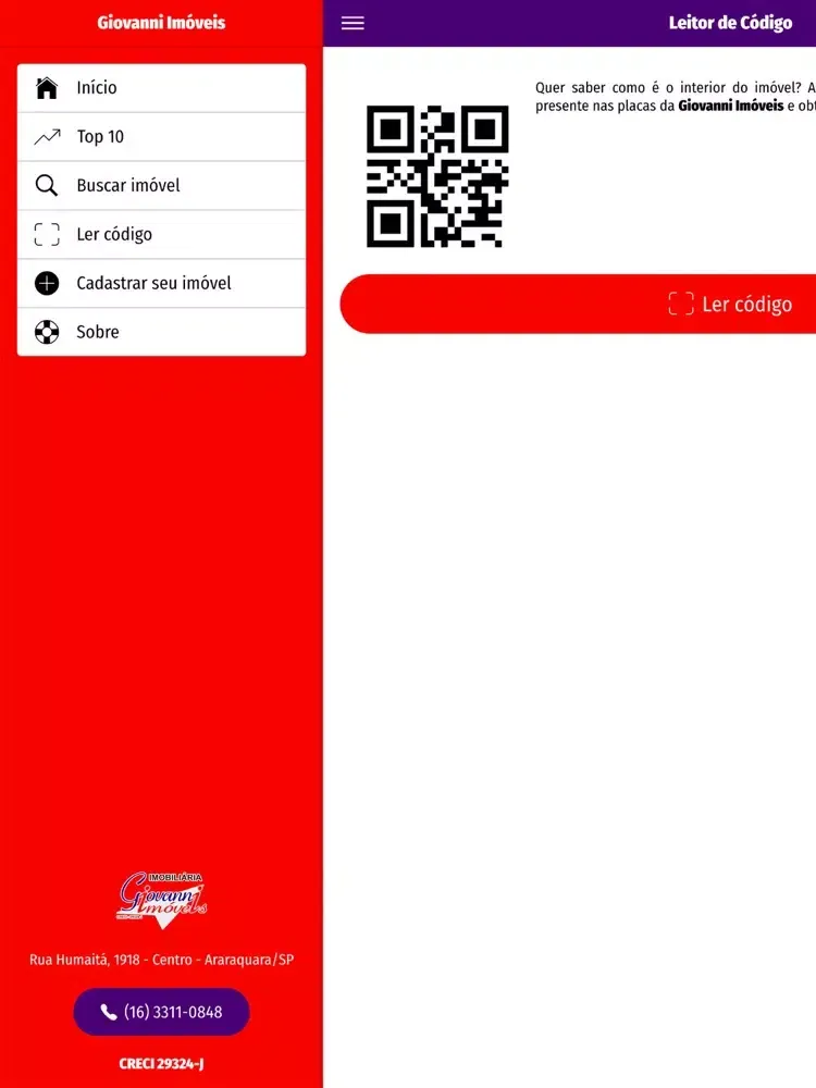 Zrzuty ekranu Giovanni Imóveis iPad 