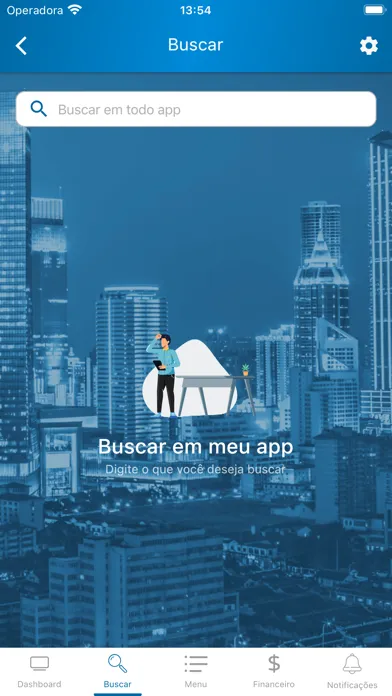 Capturas de tela do Grupo Invest