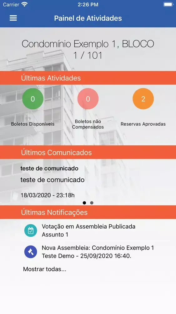 Capturas de pantalla de ADM Casa dos Síndicos