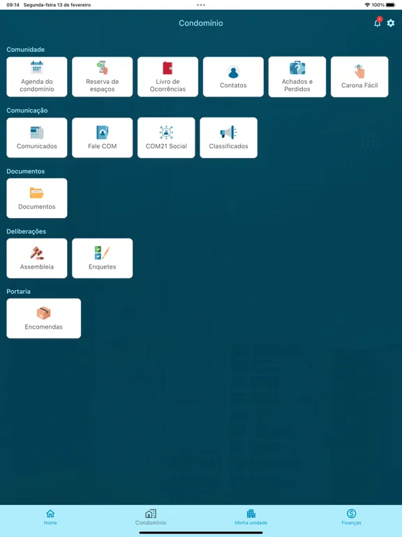 Norsem Condomínios iPad  Screenshots