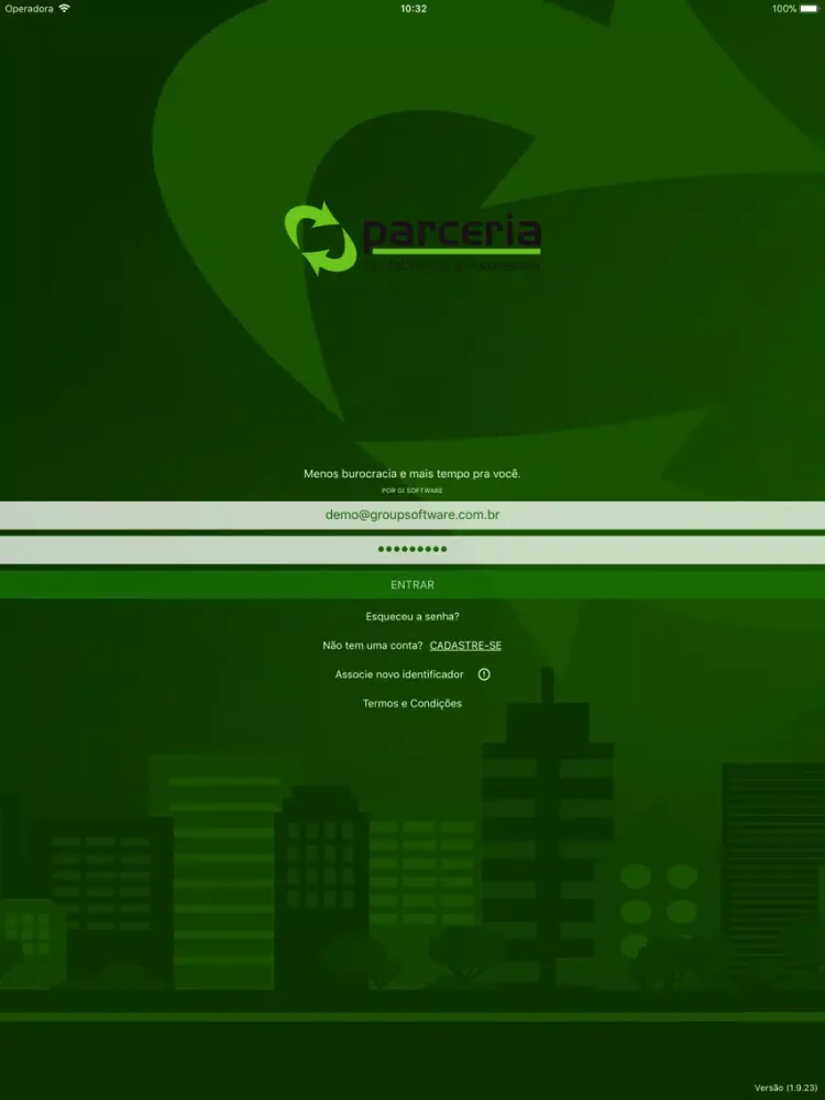 Parceria Cont e Assessoria iPad  Screenshots