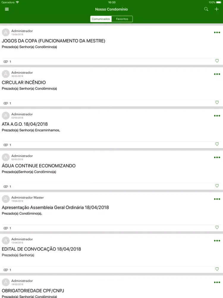 Parceria Cont e Assessoria iPad  Screenshots
