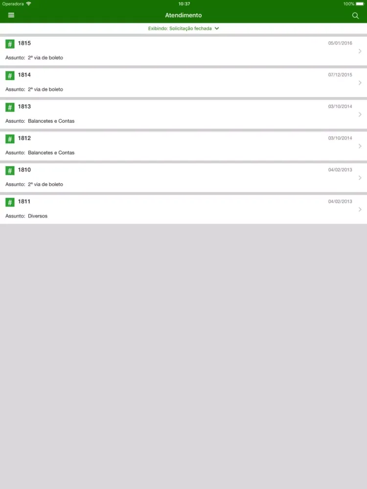 Parceria Cont e Assessoria iPad  Screenshots