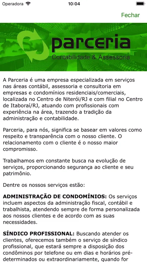Parceria Cont e Assessoria Screenshots