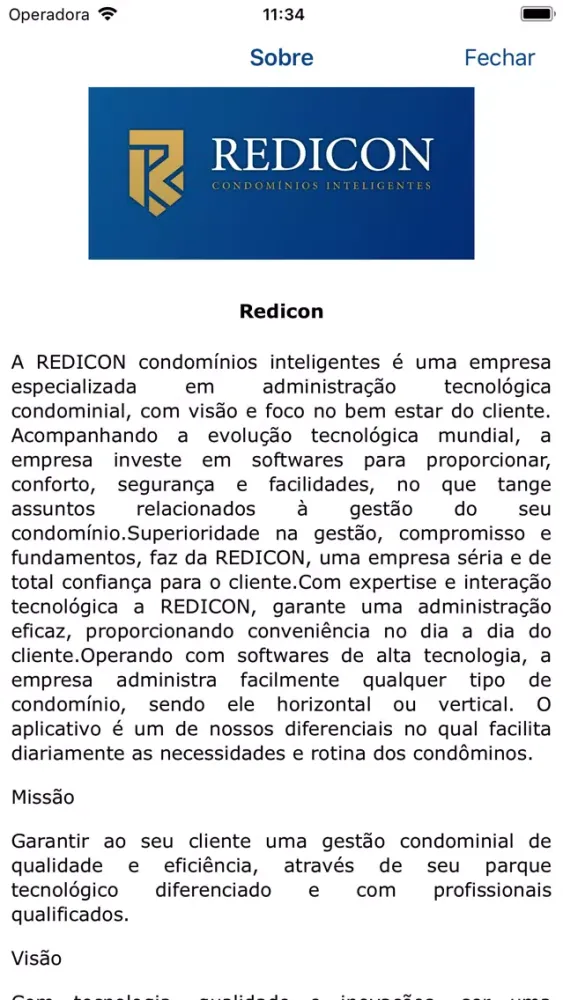 Capturas de tela do Redicon