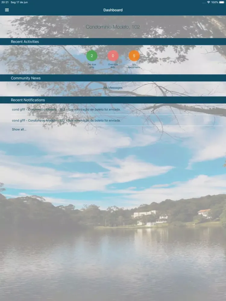 Residencial Vale da Santa Fé iPad  Screenshots