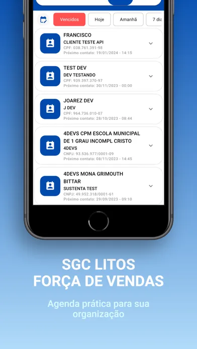 SGC Litos Força de Vendas Ekran Görüntüleri